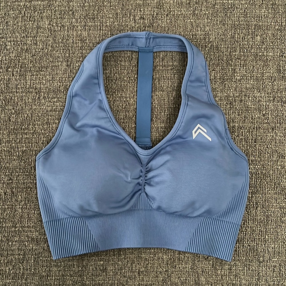 Oner Active Light Denim v-neck bralette